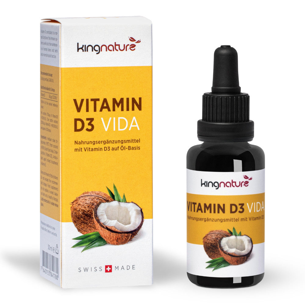 KINGNATURE Vitamin D3 Vida flüssig 30ml